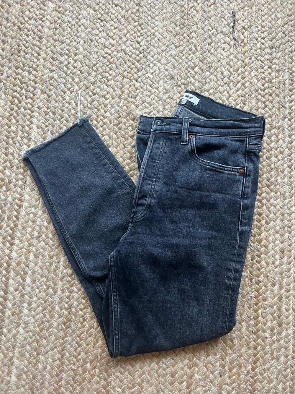 Re/Done Black Jeans